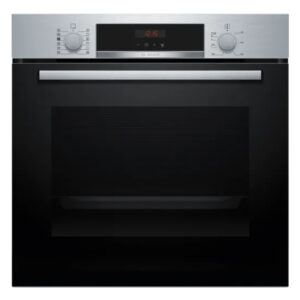 .AT.HORNO BOSCH HQA574ES3 MULT.8 A+ C/VAPOR PIRO 71L CRIST.NGO INOX