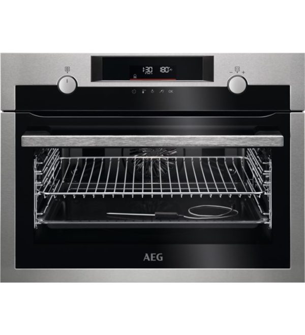 .AT.HORNO COMPACTO AEG KEE542260M MULTF. 9 INOX - Imagen 4