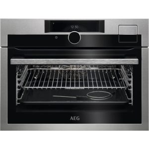 .AT.HORNO COMPACTO AEG KSE998290M MULTIF.27 A++ INOX C/VAPOR WIFI