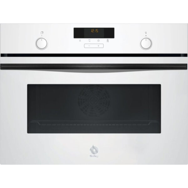 .AT.HORNO COMPACTO BALAY 3CB5159B3 MULT.7 A HIDRO 45CM 47L CRIST.BCO - Imagen 7