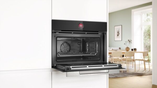 .AT.HORNO COMPACTO BOSCH CBG7741B1 MULT.12 A+ PIRO.HIDRO 47L NGO - Imagen 4