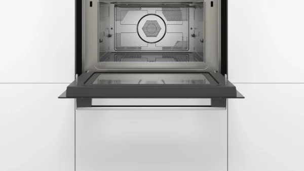 .AT.HORNO COMPACTO BOSCH CMA585GS1 5F C/MICRO HIDRO 45CM 44L CRIST.NG - Imagen 3