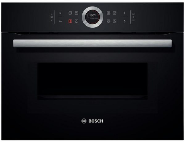 .AT.HORNO COMPACTO BOSCH CMG633BB1 MULT.14 C/MICRO C/RECETAS 45L NGO