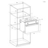 .AT.HORNO COMPACTO CANDY CA4MWNBB6N MULT.13 C/MICRO 44L 45CM INOX - Imagen 9