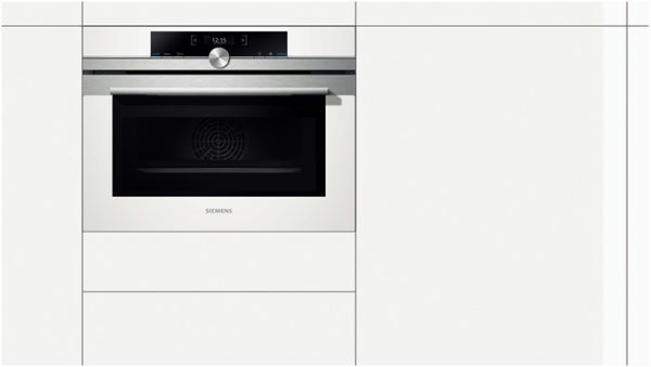 .AT.HORNO COMPACTO SIEMENS CM633GBW1 MULT.7 C/MICRO 45L BCO - Imagen 2