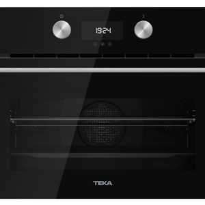 .AT.HORNO COMPACTO TEKA HLC 8440 MULT.11 C/MICRO 45CM 40L CRIST.NEGRO