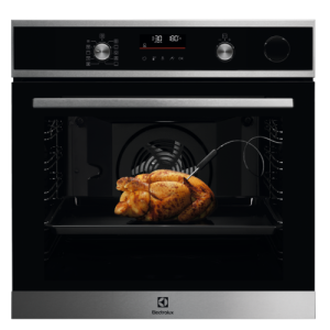 .AT.HORNO ELECTROLUX COP846X1 MULTIF.9 A+ CRIST.NGO/INOX C/VAPOR PIROL