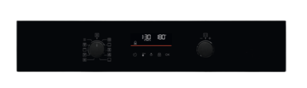 .AT.HORNO ELECTROLUX EVF6E46Z MULT.9 A+ 45CM 43L CRIST.NGO - Imagen 2