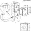 .AT.HORNO ELECTROLUX OEF5H50V MULTIF.9 A+ CRIST.BCO XXL - Imagen 2
