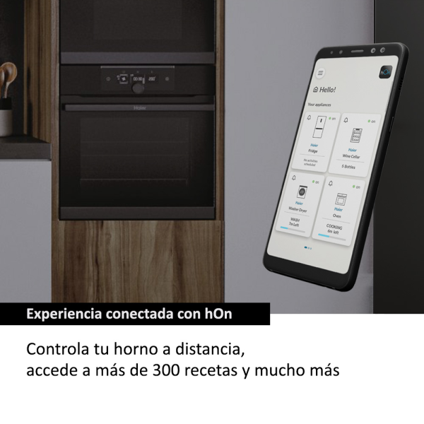 .AT.HORNO ENCASTRE HAIER HWO60SM5F8BH - Imagen 25