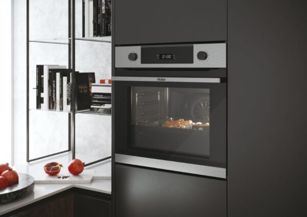 .AT.HORNO HAIER HWO60SM2E1XH MULT.8 A+ HIDROLITICO INOX - Imagen 2
