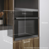 .AT.HORNO HAIER HWO60SM4B5BH4 NGO MULT.9 A+ HIDRO.CATALITICO - Imagen 20