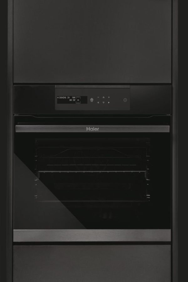 .AT.HORNO HAIER HWO60SM5B5BH MULT.9 A+ HIDRO. WIFI 70L NGRO - Imagen 4