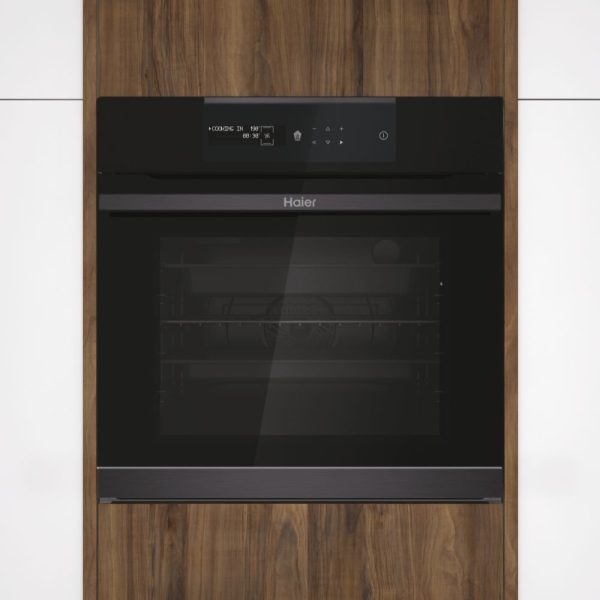 .AT.HORNO HAIER HWO60SM5B5BH MULT.9 A+ HIDRO. WIFI 70L NGRO - Imagen 6