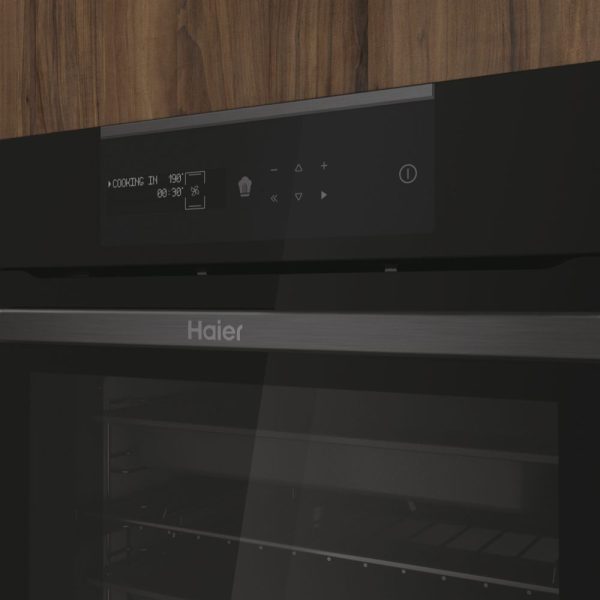 .AT.HORNO HAIER HWO60SM5B5BH MULT.9 A+ HIDRO. WIFI 70L NGRO - Imagen 9