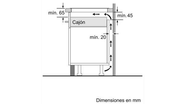 .AT.INDUCCION BALAY 3EB861FR 4F Z.18CM 4600W BISEL 60CM NGA - Imagen 6