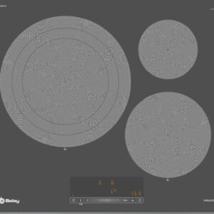 .AT.INDUCCION BALAY 3EB967AH 3F Z.32CM 7400W 60CM ANTRACITA