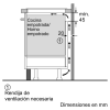 .AT.INDUCCION BALAY 3EB969LU 2F Z.28CM Z.FLEX BISEL 7400W 60CM NGA - Imagen 7
