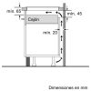 .AT.INDUCCION BALAY 3EB985LU 4F Z.28CM BISEL 7400W 80CM NGO - Imagen 5