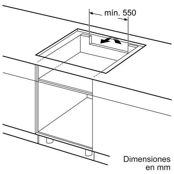 .AT.INDUCCION BALAY 3EB985LU 4F Z.28CM BISEL 7400W 80CM NGO - Imagen 6