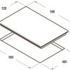 .AT.INDUCCION CATA GIGA 600 BK 4F Z.40CM 7400W 08026002 - Imagen 2