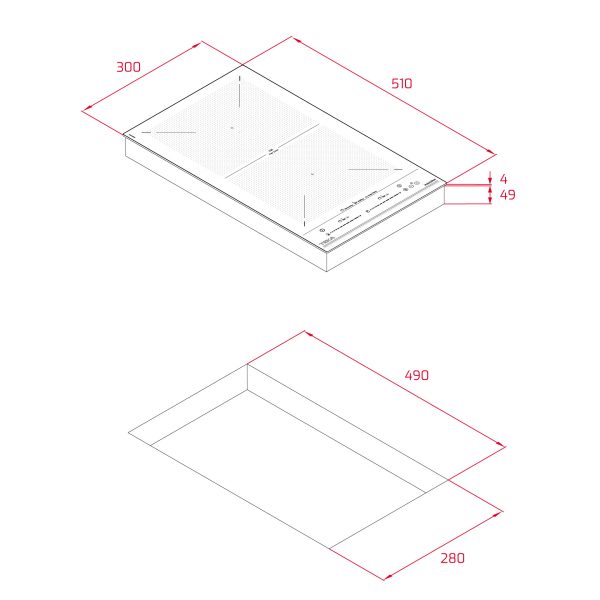 .AT.INDUCCION TEKA 112510021 IZF 32400 MSP 2F Z.FLEX 3600W 30CM - Imagen 8
