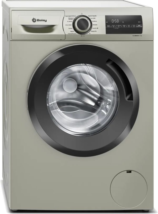 .AT.LAVADORA BALAY 3TS973X 7KG 1200RPM B ACERO MATE