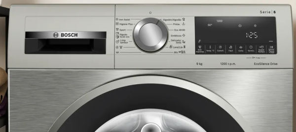 .AT.LAVADORA BOSCH WGG14Z0XES 9KG 1200RPM A ECOSILENCE INOX - Imagen 4