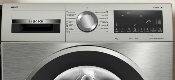 .AT.LAVADORA BOSCH WGG242FXES 9KG 1200RPM I-DOS ECOSILENCE INOX - Imagen 4