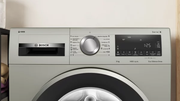 .AT.LAVADORA BOSCH WGG244FAES 9KG 1400RPM A I-DOS INOX - Imagen 2