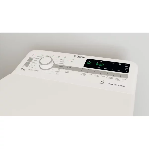 .AT.LAVADORA C.SUP. WHIRLPOOL TDLR 7231BS SPT 7KG 1200RPM D BCA. - Imagen 8