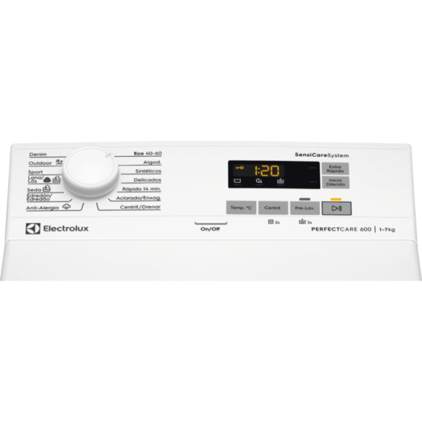 .AT.LAVADORA CARGA SUP.ELECTROLUX EN6T5732NB 7KG 1300RPM A INV.SENSIC - Imagen 2