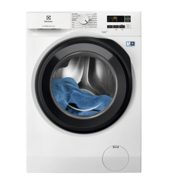 .AT.LAVADORA ELECTROLUX EFI6114O2B 10KG 1400RPM A INV.C/VAPOR SENSICA