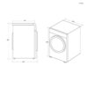.AT.LAVADORA HAIER HW90BD14979EUGIB 9KG 1400RPM A AUTOD. BCA - Imagen 19