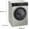 .AT.LAVADORA SIEMENS WG56H2AXES 10KG 1600RPM A I-DOS HOME INOX - Imagen 5