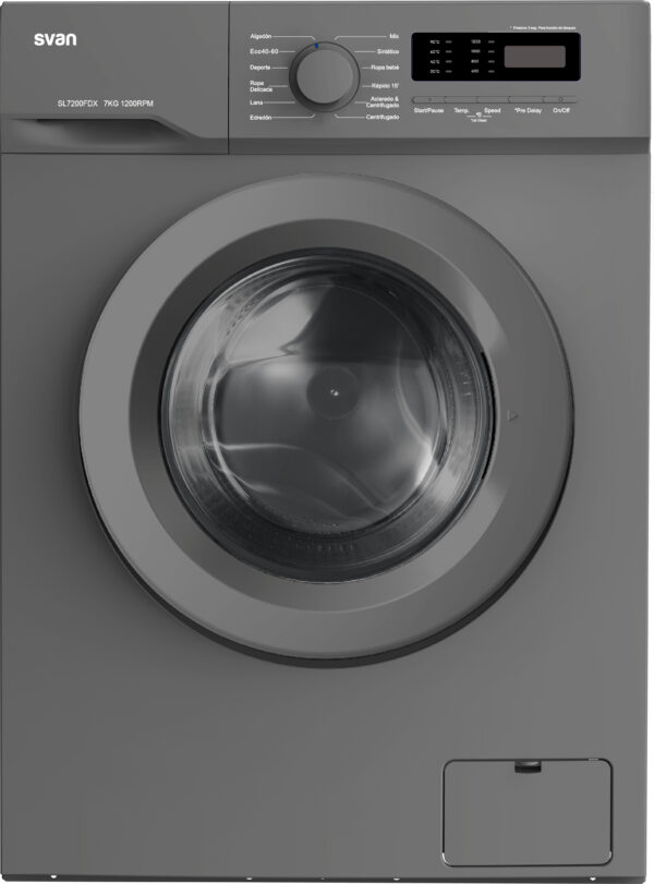 .AT.LAVADORA SVAN SL7200FDX 7KG 1200RPM F INOX