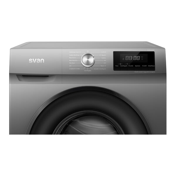 .AT.LAVADORA SVAN SL8401AIDVBX 8KG A C/VAPOR INOX - Imagen 4