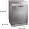 .AT.LAVAVAJILLAS BOSCH SMS2HTI02E 13CUB. D INOX - Imagen 2