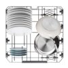 .AT.LAVAVAJILLAS CANDY CF 6B2S3PSX 16CUB. B INOX - Imagen 20