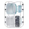 .AT.LAVAVAJILLAS CANDY CF0C7SB0FX 10CUB. C 45CM INOX - Imagen 3