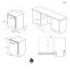 .AT.LAVAVAJILLAS INT. CANDY CI 3E7L0W2 13CUB. E INVERTER HON - Imagen 12