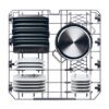 .AT.LAVAVAJILLAS INT.HAIER XS 6A0M4PDB 16CUB.A 3ªBANDEJA INVERTER HON - Imagen 3