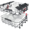 .AT.LAVAVAJILLAS WHIRLPOOL WFC 3C33 PF 14CUB. D 3ªBANDEJA BCO. - Imagen 12