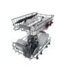 .AT.LAVAVAJILLAS WHIRLPOOL WSFC 3M17 X 10CUB. F 45CM INOX - Imagen 11