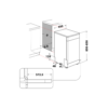 .AT.LAVAVAJILLAS WHIRLPOOL WSFC 3M17 X 10CUB. F 45CM INOX - Imagen 4