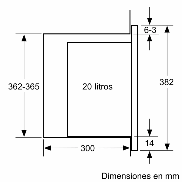 .AT.MICROONDAS INT. BALAY 3CG5172A2 20L C/GRILL CRIST.ANTRACITA - Imagen 9