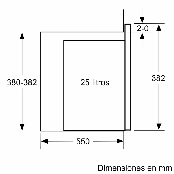 .AT.MICROONDAS INT. BALAY 3CG5175A2 25L C/GRILL CRIST.ANTRACITA - Imagen 8