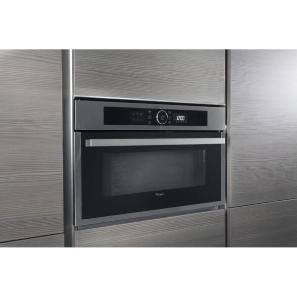 .AT.MICROONDAS+HORNO ENCASTRE WHIRLPOOL AMW 509/IX 40L C/GRILL INOX-N - Imagen 7