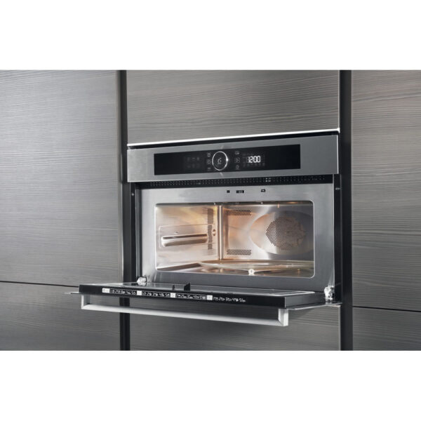 .AT.MICROONDAS+HORNO ENCASTRE WHIRLPOOL AMW 509/IX 40L C/GRILL INOX-N - Imagen 8