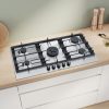 .AT.PLACA GAS BOSCH PCR9A5B90 5F C/WOK 90CM INOX - Imagen 2
